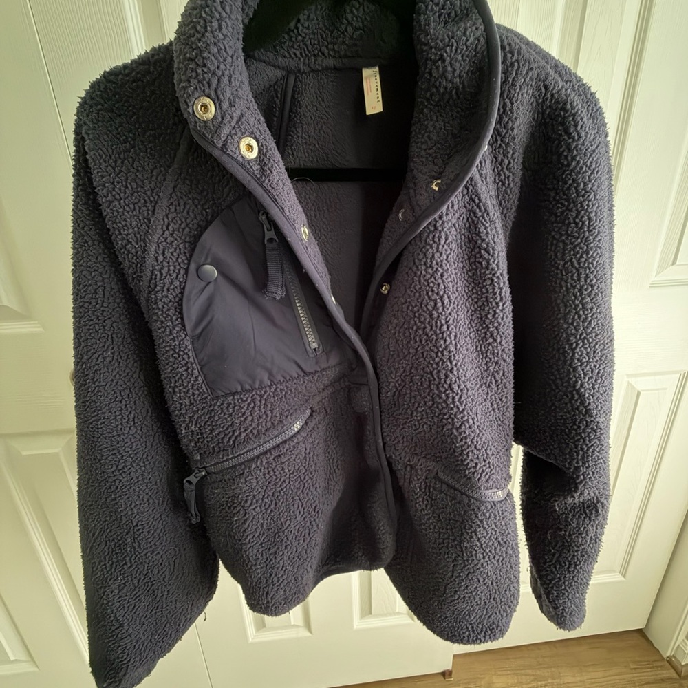Free People Hit the Slopes  Fleece Jacket